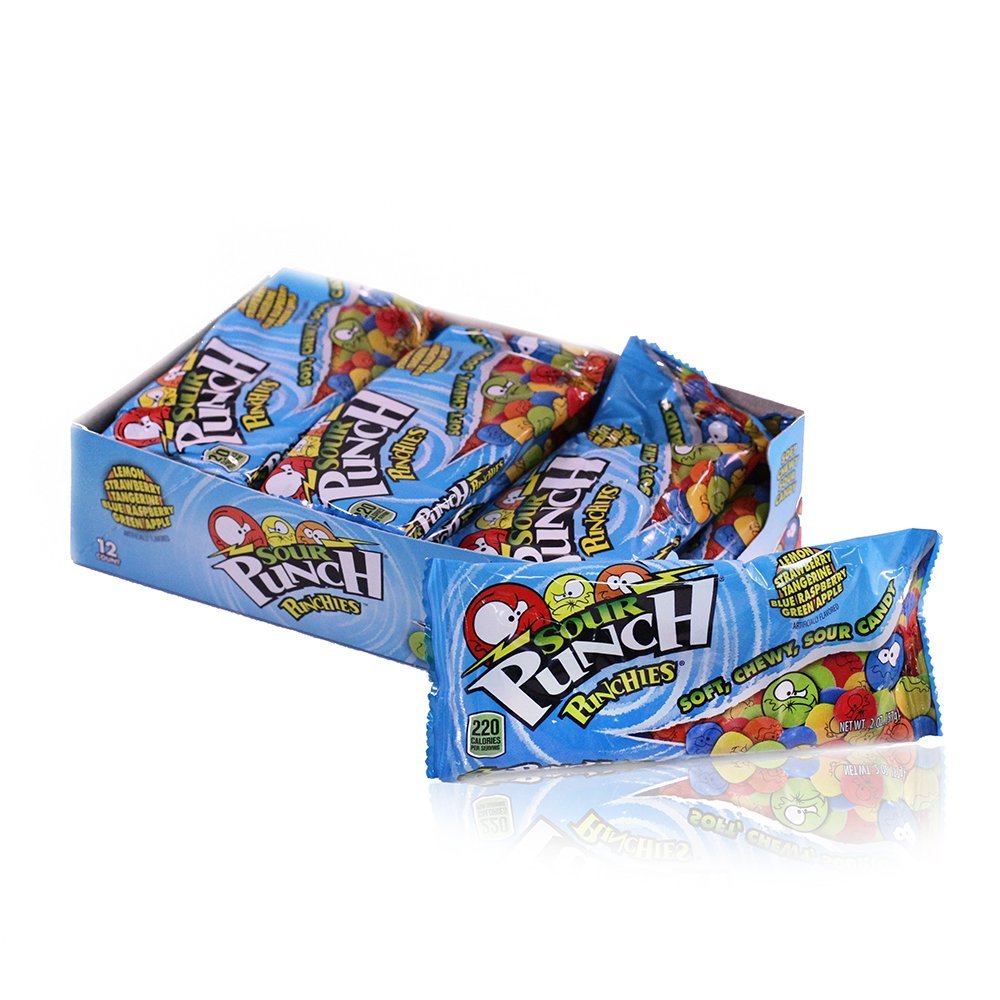 Sour Punch Punchies Chewy Candy (2Ounce Packages, Pack of 12) Amazon