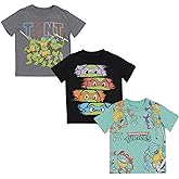 Teenage Mutant Ninja Turtles 3 Pack Pullover T-Shirts Toddler to Big Kid