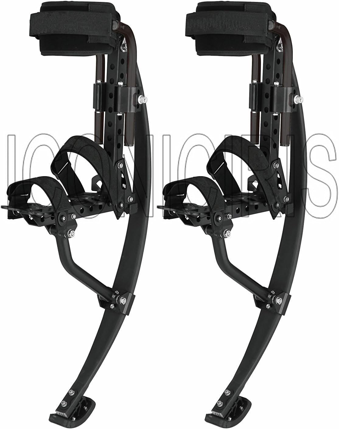 Skyrunner 2018 New Model Jumping Stilts POGO Stilts Kangaroo Shoes Bouncing Spring Stilts Men Women Fitness Exercise Black