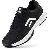FitVille Extra Wide Pickleball Shoes for Men, Wide Tennis Shoes for Men, Hard Court, Clay Court, Racquetball, Squash, Breathable, Comfortable, Lightweight
