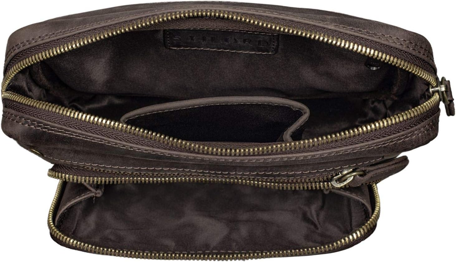 STILORD 'Lou' Leather Belt Pouch Hip Bag Vintage Bum Bag for Men Women Bumbag for Jogging Festival Travel Dog Walking in Genuine Leather - Image 5