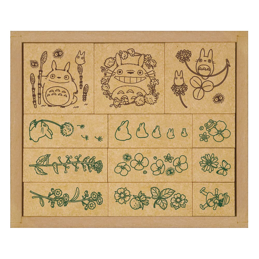 ビバリー(BEVERLY) Beverly Ghibli SOH-007 My Neighbor Totoro Stamp Flower Hanko Spring and Summer