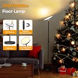 LUCKEA LED Uplighter Floor Lamp 2700K-6500K Remote Touch 36W 2800lm view 4