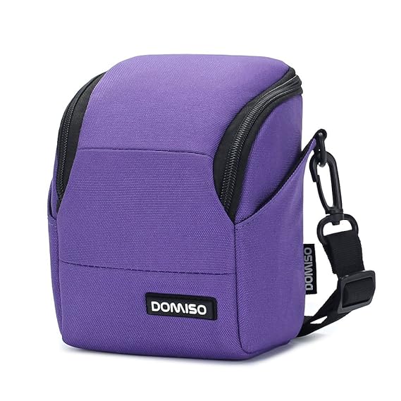 DOMISO Camera Case Kameraetui Schultertasche für Systemkamera Canon EOS M6 M5 M3 M10 PowerShot SX540 HS SX430 IS / SONY A6500