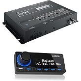 Audison bit Ten Signal Interface Processor with 4 Channels in and 5 Out with Audison DRC MP Multimedia Play Digital Remote Control