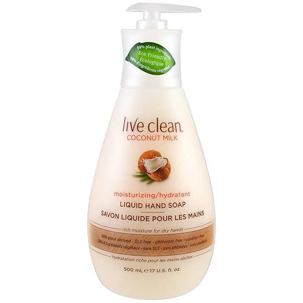 LIVE CLEAN LIQUID HAND SOAP – COCONUT –...
