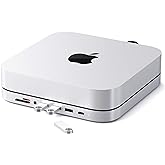 Satechi USB C Hub - Type-C Aluminum Stand & Hub - USB-C Data Port, Micro/SD Card Readers, USB 3.0 & Headphone Jack Port - for