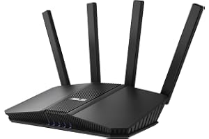 ASUS RT-BE82U WiFi 7 Router - Dual-Band, 6.5 Gbps, Mesh + VPN Compatible | Subscription Free Network Security, Parental Controls Included, 2.5G Port x5, VPN support