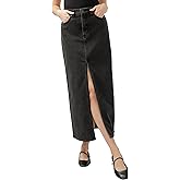 Silver Jeans Co. Womens Front-Slit Jean Skirt