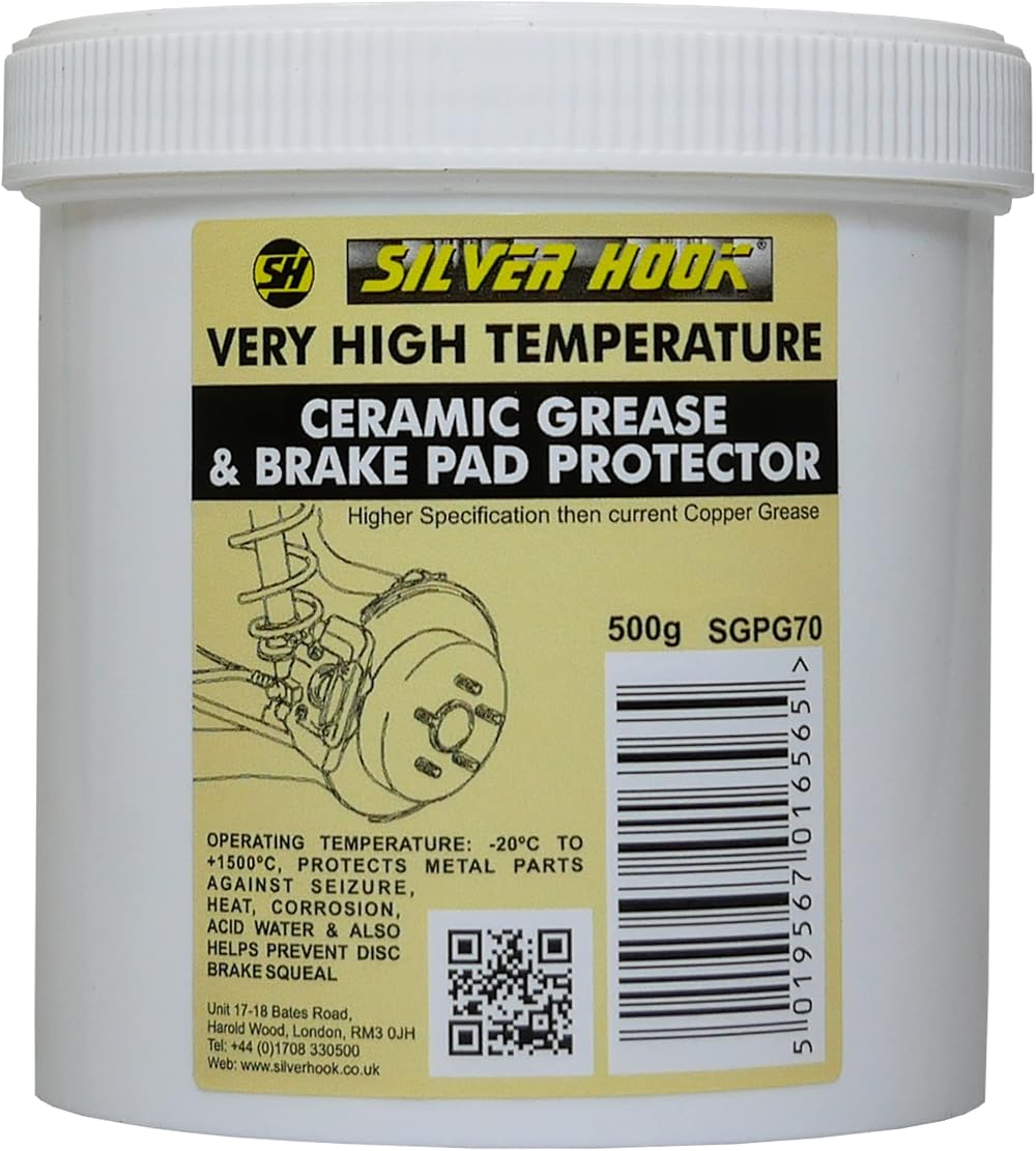 Silverhook Ceramic Grease Tub 500g Brand High Temp Protection