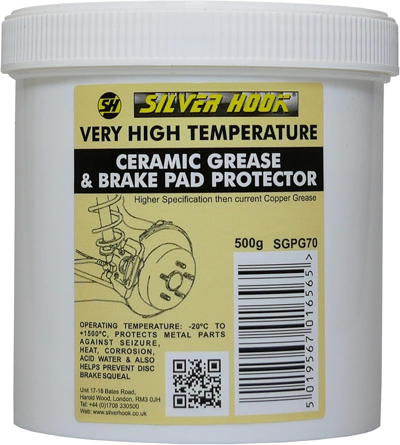Silverhook Ceramic Grease Tub 500g Brand High Temp Protection