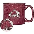 Rico Industries NHL Hockey Speckle 15oz Laser Engraved Campfire Coffee, Tea, Hot/Cold Mug - Great Gift Item