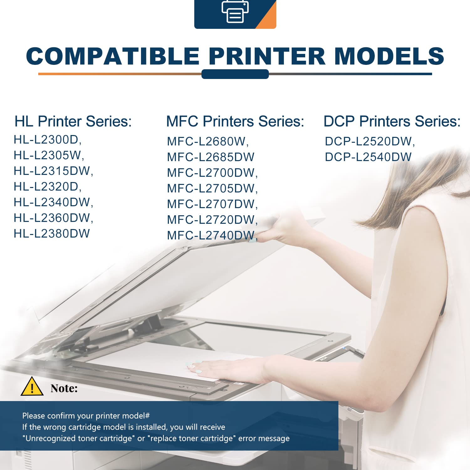TN660 Compatible Toner Cartridge Replacement for Brother TN630 (Black,2 Pack) TN-660 630 to Use with MFC-L2700DW L2720DW L2740DW HL-L2300D L2320D L2360DW L2380DW DCP-L2540DW Printer