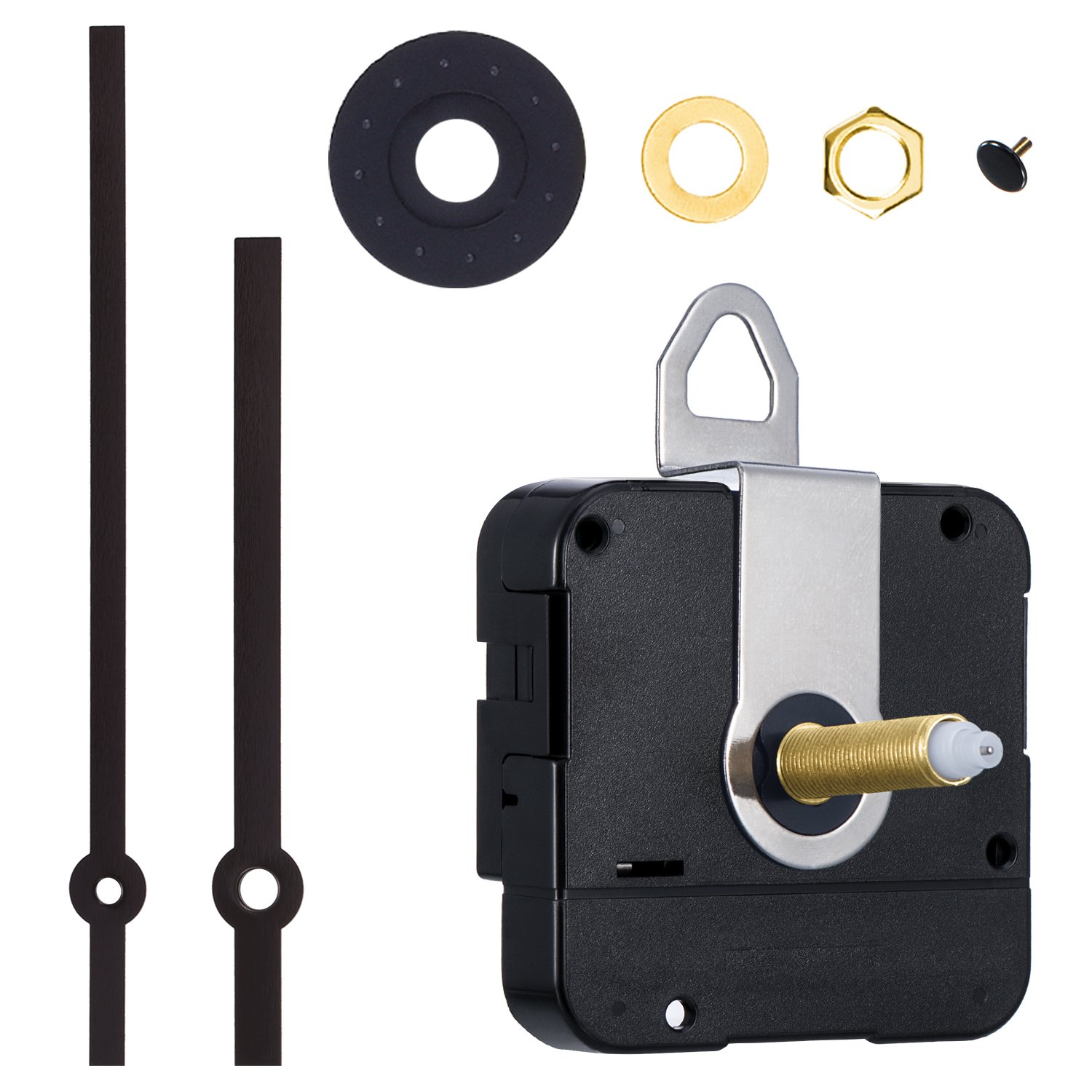 Mudder 31 mm Long Shaft Quartz Clock Movement DIY Clock Repair Kit (Black) 710560331949 eBay