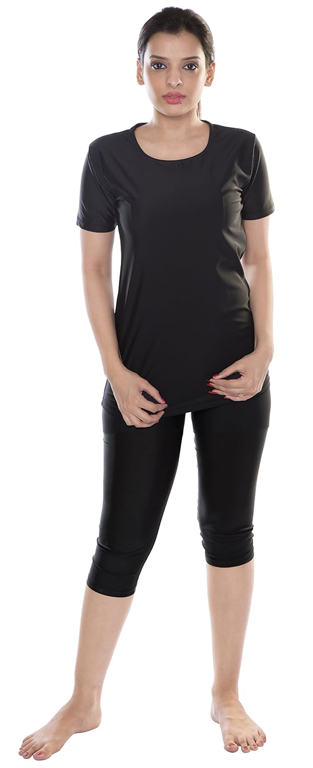 carrel women's nylon lycra swimwear set (agspl-3545-set01)