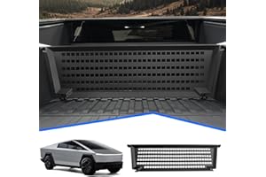 ELECFRESH Truck Bed Divider for Cybertruck Rear Cargo Organizer, Durable Aluminum Alloy Divider for Anti-Slip Storage, Secure Separation, and Enhanced Organization