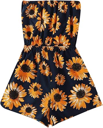 strapless romper amazon