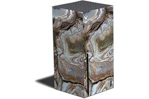 MIGHTY SKINS MightySkins Skin Compatible with Xbox Series X - Brown Marble | Protective, Durable, and Unique Vinyl Decal wrap Cover | Easy to Apply and Change Styles | Made in The USA (MIXBSERX-Brown Marble)