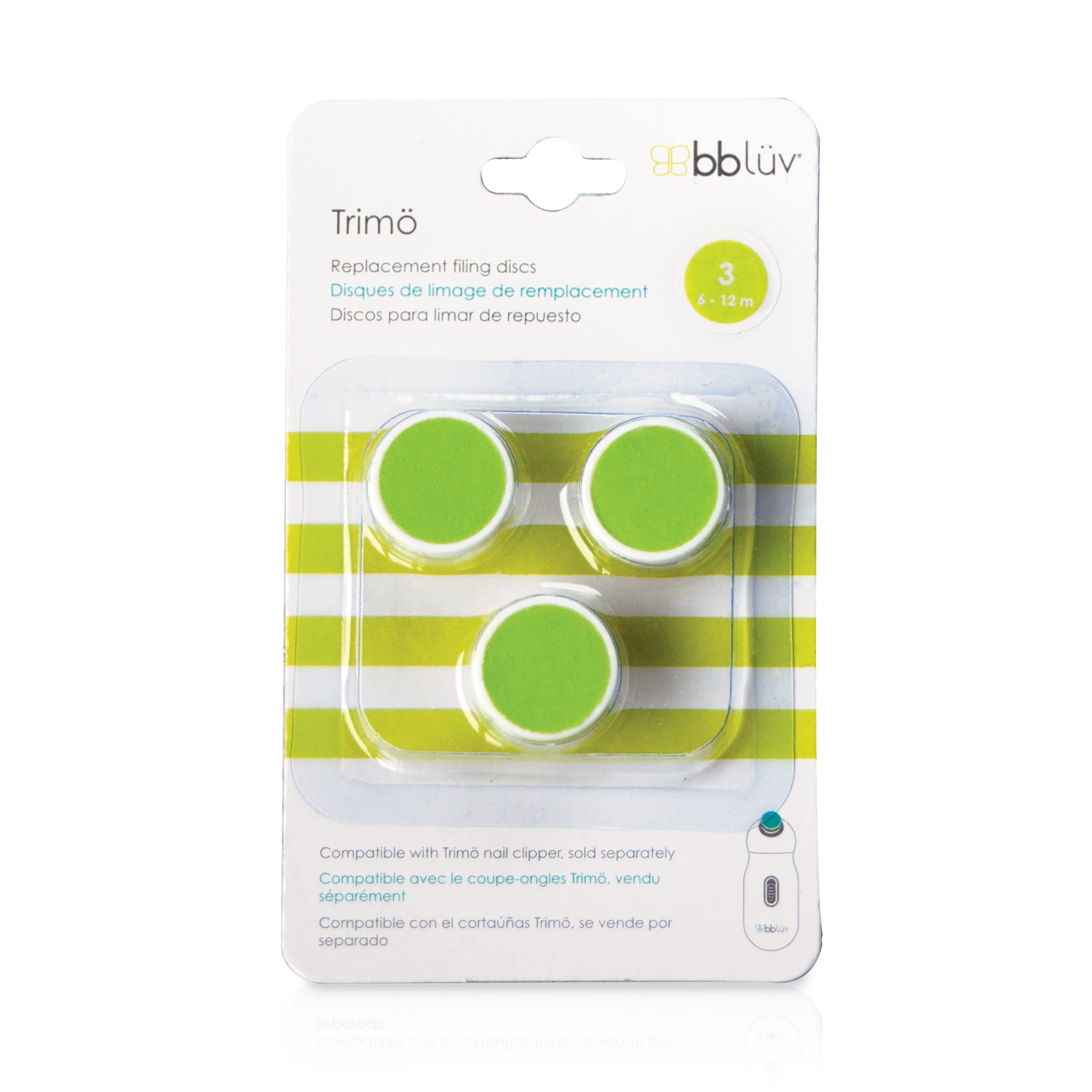 Bblüv Trimö Pack of 3 Files Stage (Lime)