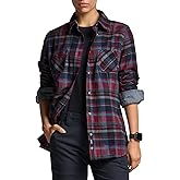 CQR Women's Plaid Flannel Shirt Long Sleeve, All-Cotton Soft Brushed Casual Button Down Shirts