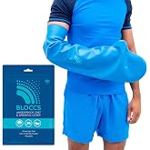 BLOCCS 100% Waterproof Arm Cast Cover - #ALA72 Adult Long Arm | Made for swimming and bathing. Ultra-safe for showering. Keeps casts and dressings dry, so life feels normal.