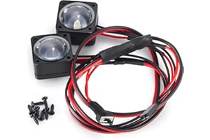 AXSPEED RC LED Lights Headlights Angel Eye Lights for VP VS4-10 Phoenix 1/10 RC Off-Road Car