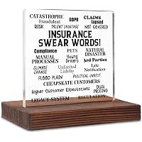 Accountant Appreciation Gift – 4x4 Inch Acrylic Desk Plaque | Thank You Gift For CPAs & Bookkeepers