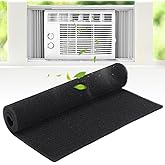 15.7" x 27.6" Extra Large Cuttable Air Conditioner Filters - Cut to Fit Carbon Pad Air Purifier Filters, Washable Reusable Foam Pad Pre Filter Roll for Air Filters AC Window Unit Charcoal Sheet