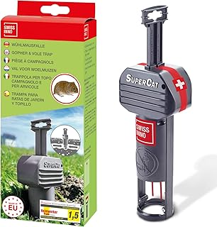 SuperCat Wühlmaus-Falle: Effiziente Schlagfalle, kein umständliches Graben oder Kraft erforderlich, 2 x 1er Set