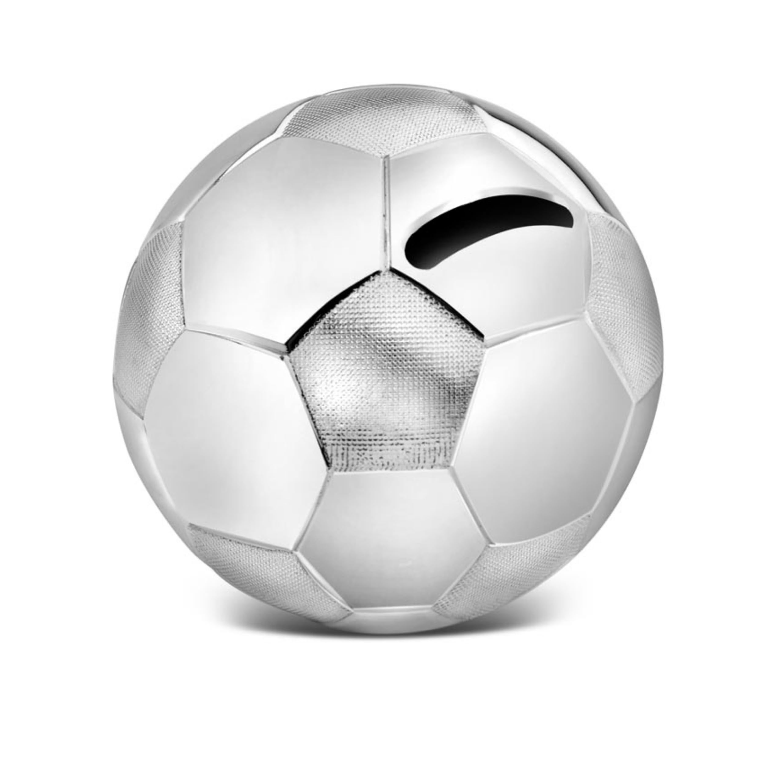 Zilverstad Silver-Plated Money Box, Football