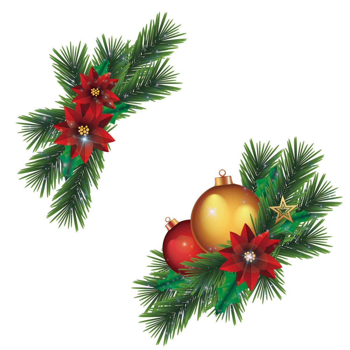 Sencillo Vida Bonita Pegatina Nevera Flores Cocina Nevera Pared ...