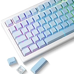 XVX Shine Through Gradient Keycaps Blue, Cherry