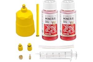 ROWYOU Brake Bleed Kit for Shimano Hydraulic Brakes, Brake Fluid Change Hydraulic Kits, Including High Performance Brake Fluid Mineral Oil 120ml