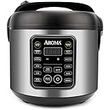 Aroma Housewares ARC-5200SB 2O2O model Rice & Grain Cooker, Sauté, Slow Cook, Steam, Stew, Oatmeal, Risotto, Soup, 20 Cup 10 