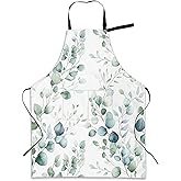 LYIXXIY Cooking Apron for Women and Men,Adjustable Chef Bib Apron with 2 Pockets, Water and Oil Resistant for Kitchen Use