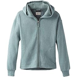 prAna Women's Cozy Up Zip Up Jacket, Dusty Aloe