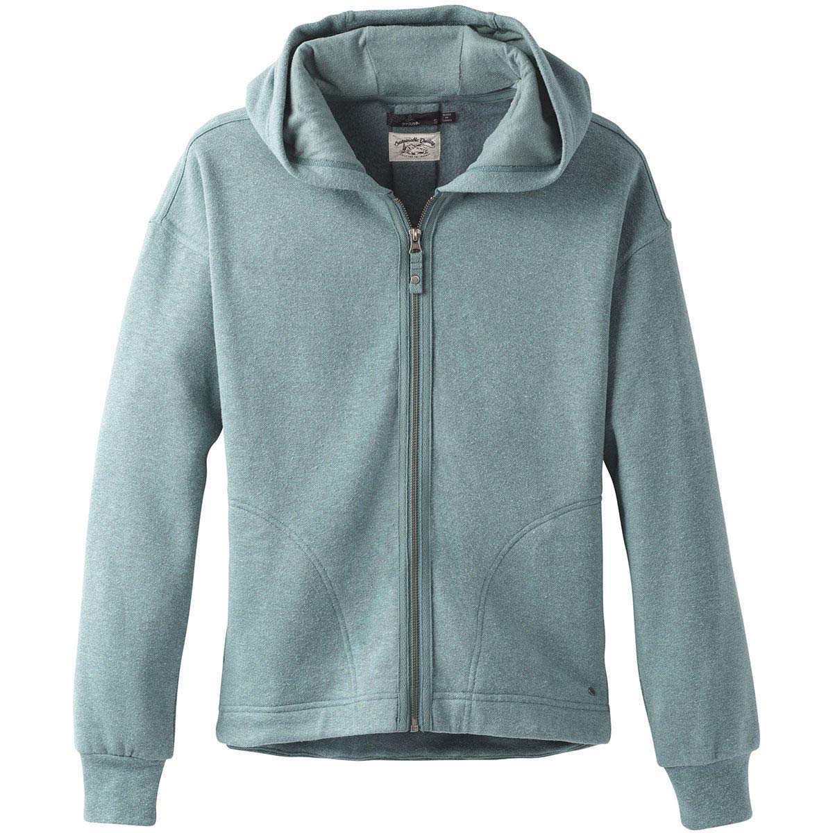 prAna Women's Cozy Up Zip Up Jacket, Dusty Aloe