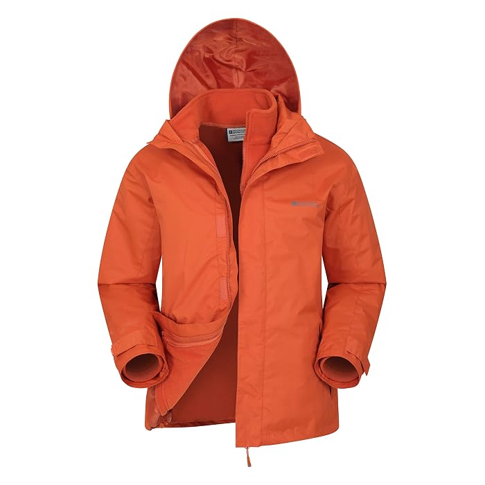 Inner Fleece Rain Jacket, Pockets 