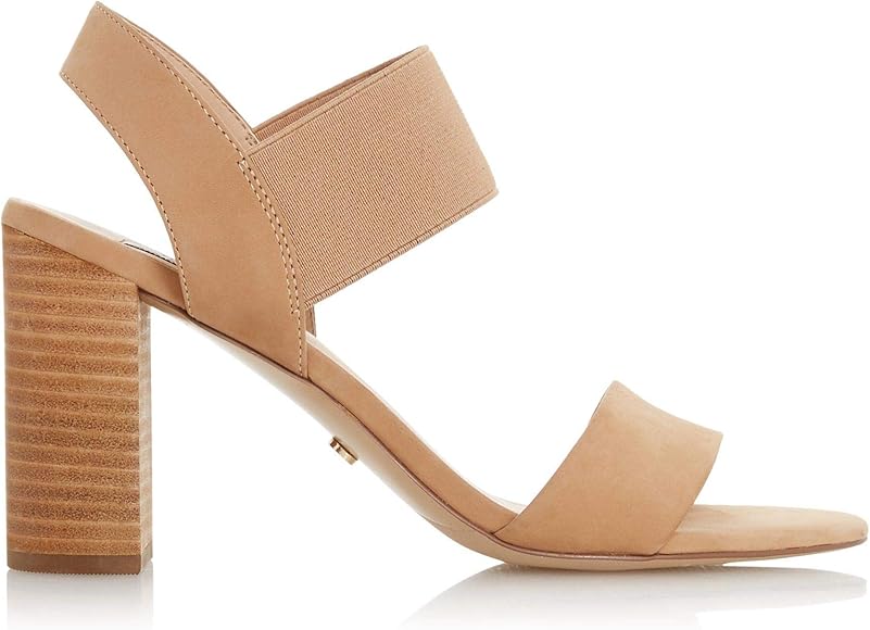 double strap heeled sandals