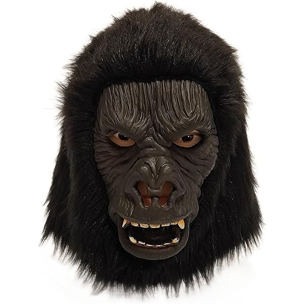 Amazon.com: ZDOVLZZPON Halloween Angry Gorilla Chimp Half Head
