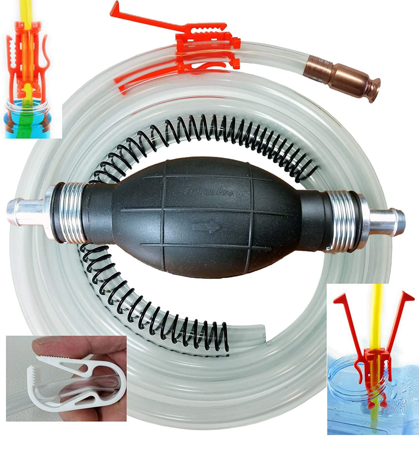 Siphon Pro XL, Largest Siphon for Water, Gas, Diesel, It’s a Pump or