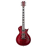 ESP LTD EC-1000QM Electric Guitar - See Thru Black