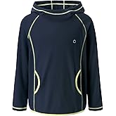 PATPAT Kids Heat-Retaining Hoodie, Smart Thermal Hooded Sweatshirt, Long Sleeve Pullover with Pocket Thumb-hole Cuffs