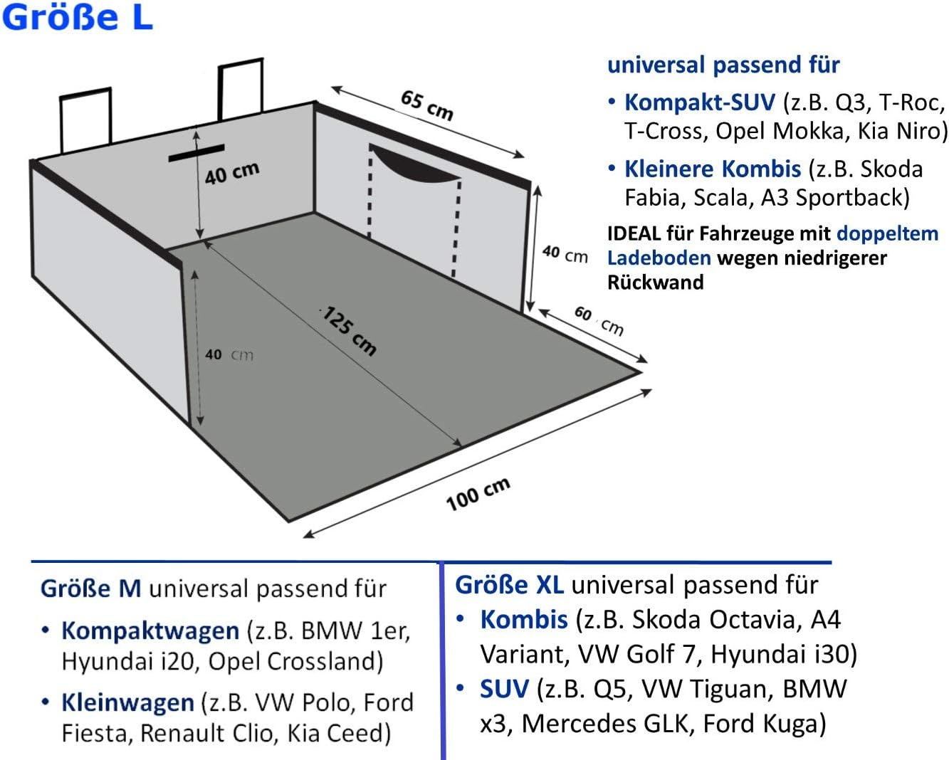 Paulepet Kunstleder Kofferraumschutz Hunde Mit Ladekantenschutz In 3 Grossen Universale Autodecke Fur Suv Kombis Kompaktwagen Kofferraumschutzdecke Wasserabweisend Pflegeleicht Kratzfest Amazon De Haustier