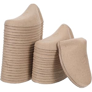 VANZACK 20 Pairs Paper Shoe Trees for Kids Sneakers and Boots Pulp Stretcher Inserts for Wrinkle Prevention Universal Shoe Sh