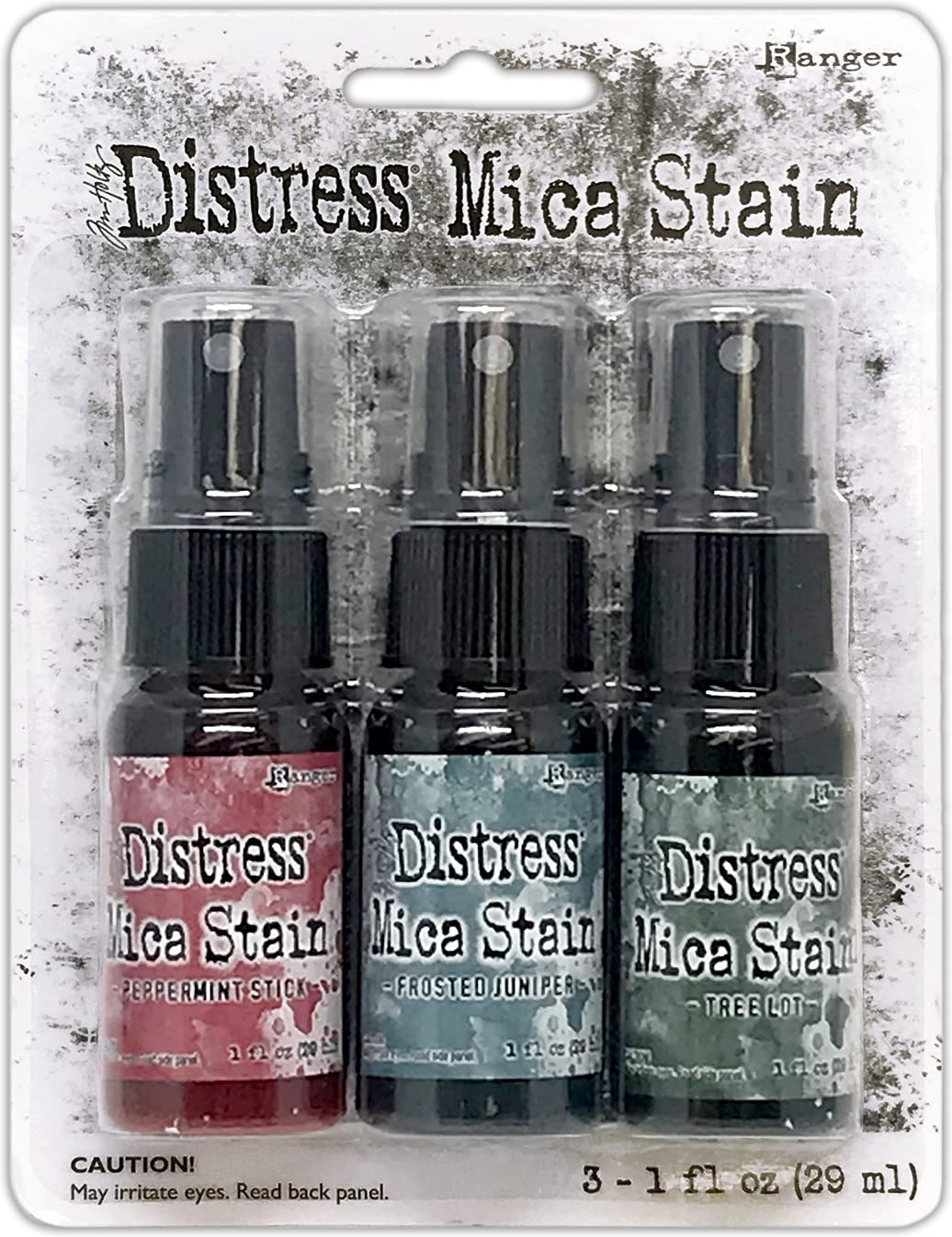 Ranger Ink Pads and Refills Distress Mica Stain, Holiday Set#1, OSFA, TSCK78234