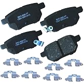 Bendix Premium SBC1354 Ceramic Rear Brake Pads for Select Models Lexus CT200h, Pontiac Vibe, Scion tC, xB, Suzuki Swift, Toyota Corolla, Corolla iM, Matrix, Prius, Prius AWD-e, Prime, Yaris, Yaris