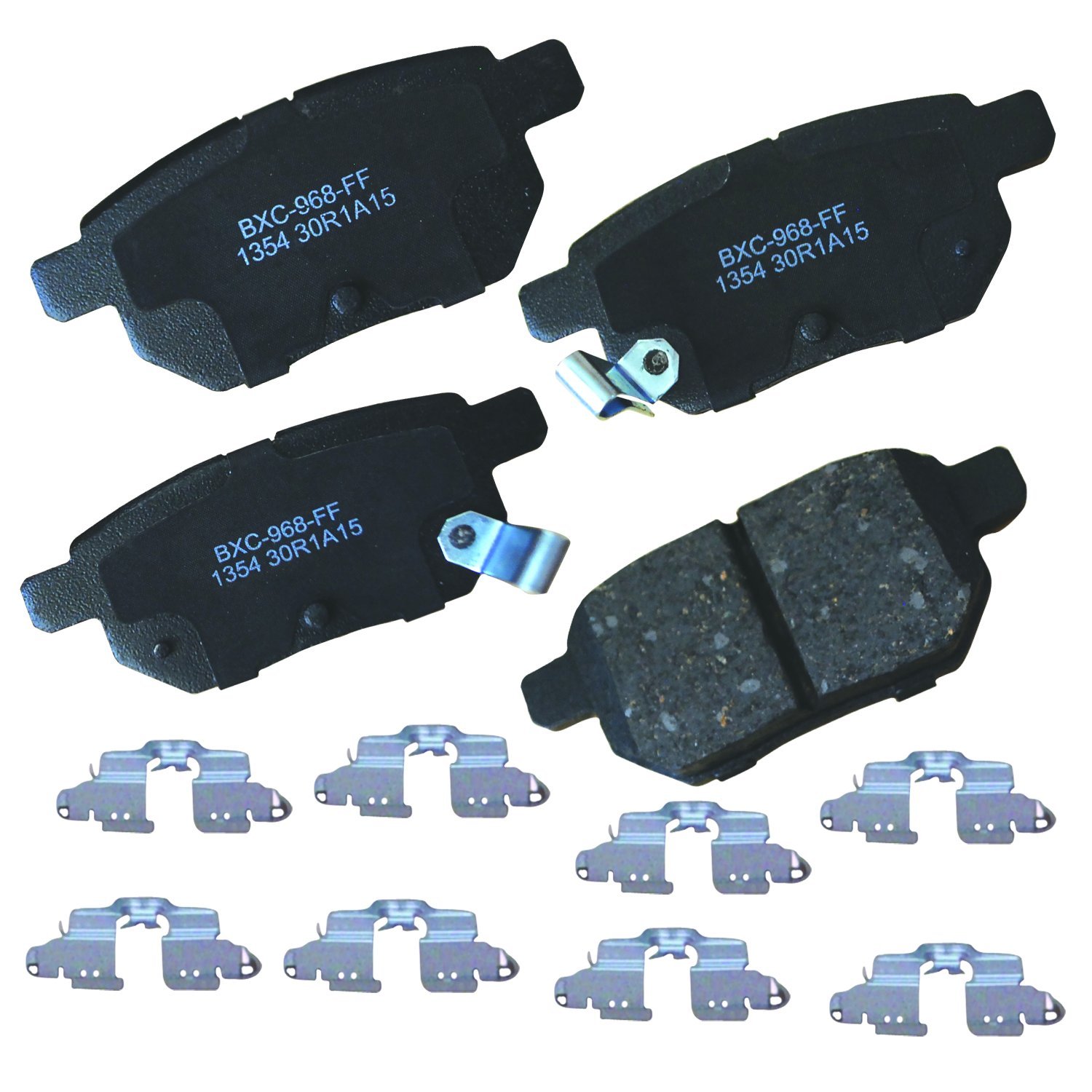 Photo 1 of Bendix Premium SBC1354 Ceramic Rear Brake Pads for Select Models Lexus CT200h, Pontiac Vibe, Scion tC, xB, Suzuki Swift, Toyota Corolla, Corolla iM, Matrix, Prius, Prius AWD-e, Prime, Yaris, Yaris