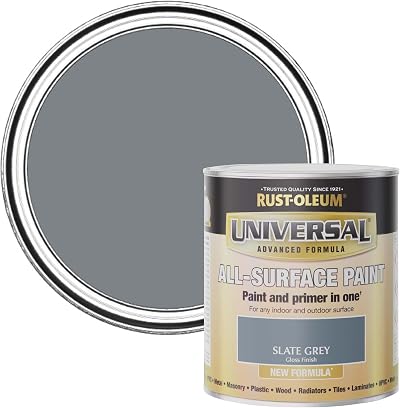 Rust-Oleum Universal Paint & Primer Gloss Slate Grey 750ml