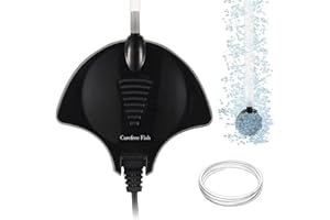 Carefree Fish Aquarium 1.5W Mini Air Pump with 3Ft Tube and Tiny Air Stone Quiet Bubbler Small Oxygen Pump Aerator Kit for 0.5-15 Gallon Fish Tank